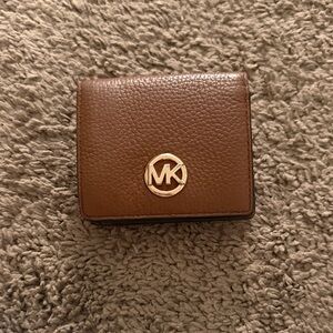 Michael Kors Tan Leather Card Holder